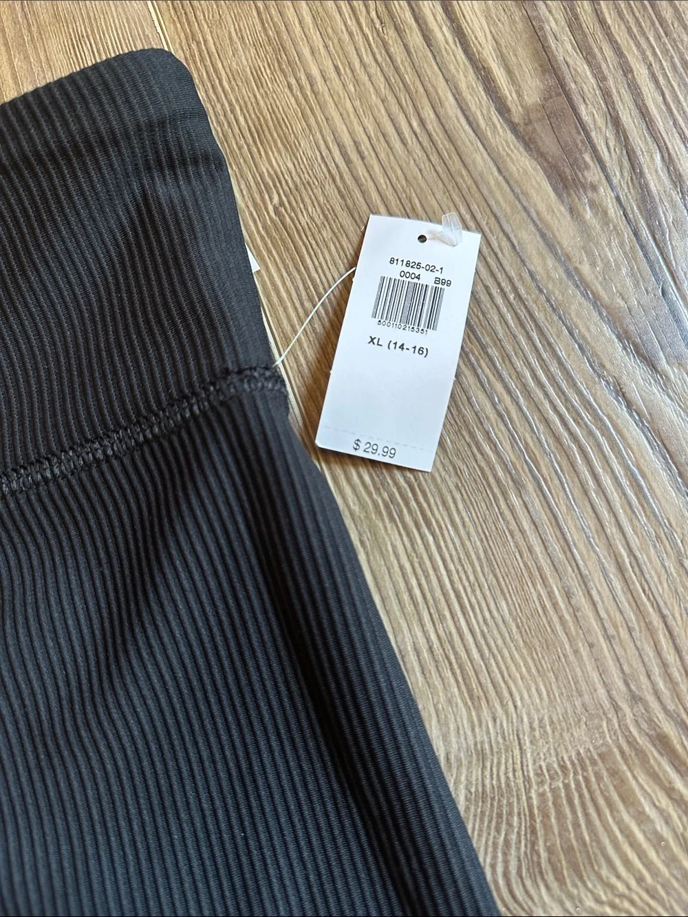 Old Navy Black Ribbed High-Waist Kids Leggings